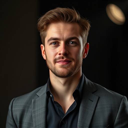 Porträt von Herr Lukas Weber, Dozent für Bühnenpräsenz und Körperarbeit